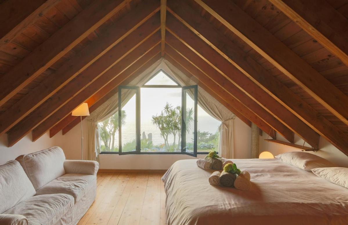Green Oceanview Relaxing Cottage Mosteiros  Luaran gambar