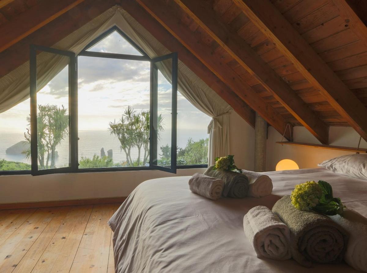 Green Oceanview Relaxing Cottage Mosteiros  Luaran gambar